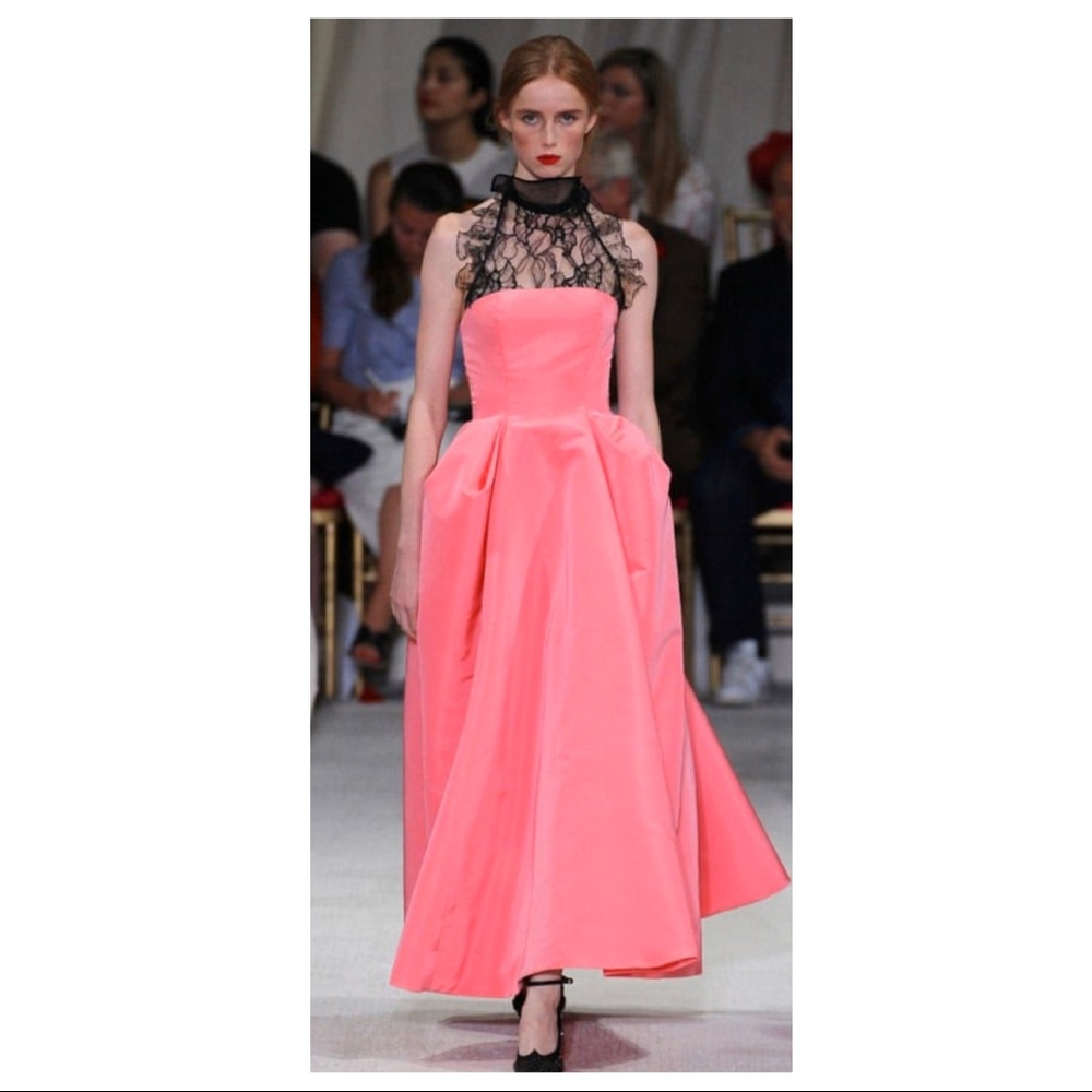 Oscar de la Renta S2016 Sorbet Silk Faille NWT